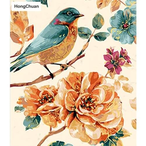 New Year 5D DIY Square/Round Diamond Painting Retro Bird Cross Stitch Mosaic Christmas Diamond Embroidery Home Decoration Gift