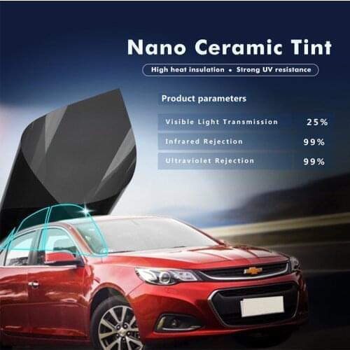 50cmX152cm IR100% VLT20% Heat transfer IR Nano ceramic window tint film solar car sticker