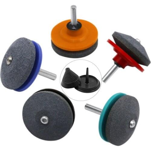 Grinding Drill Sharpener Lawnmower Faster Rotary Drill Blade Sharpener Grinding Tool Garden Lawn Mower Parts hardware tools