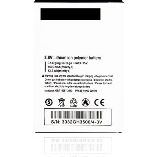 Original smartphone battery for Ulefone U0008 / U008 Pro (3.8V, 3500 mAh)