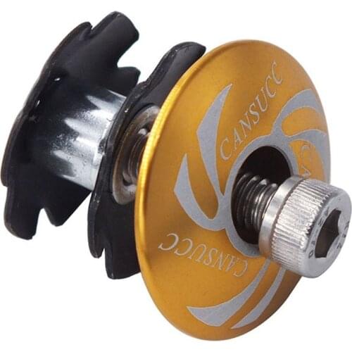 Star Nut Bike Headset Stem Cap Top Cap Aluminum Alloy Fits 1-1/8 Stems & Fork