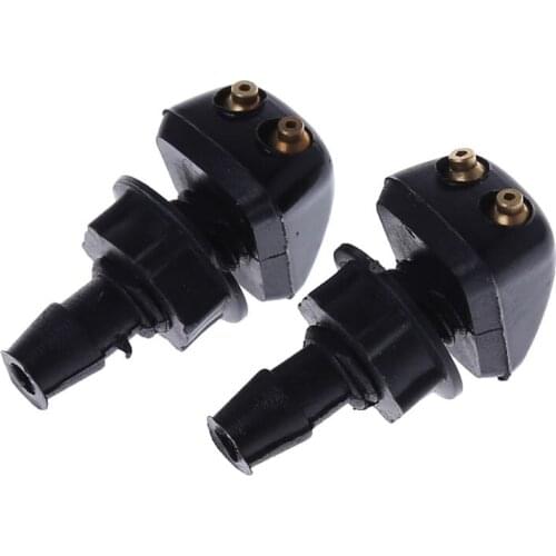 28GB 2 X Auto Car Front Windscreen Universal Washer Wiper Nozzle Water Spray DIY Kits For Vol~vo For V~W Replacement