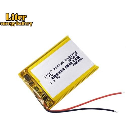 3.7V,450mAH 303040 polymer lithium ion / Li-ion battery for dvr,GPS,mp3,mp4,cell phone,speaker