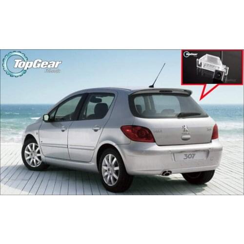 Car Camera For Peugeot 307 Hatchback / 307cc 2001~2014 High Quality Rear View Back Up Camera For Top Gear Fans Use | CCD + RCA
