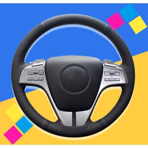 Auto Braid On The Steering Wheel Cover for Mazda 6 (GH) 2009 2007-2012 Hand Stitched Car Covers Interior Accessories Car-styling