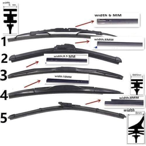 Car Wiper blades car products wipers blade for Lada Granta Kalina Priora Hyundai Solaris Tucson 2016 I30 IX35 I20 Accent Santa