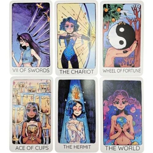 Britts Third Eye Tarots English 78-Card Deck Oracle Friends Party Board Game