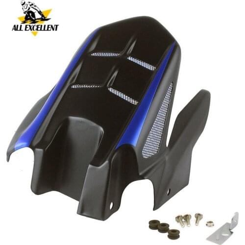 Rear fender chain cover One set For YAMAHA MT07 FZ07 MT FZ 2013 2014 2015 2016 2017 Motocycle real wheel fender cover blue black