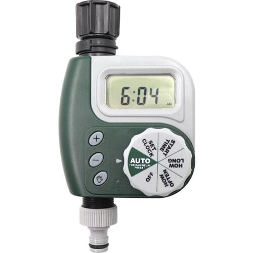 Automatic Programmable Digital Water TimerLarge Screen Waterproof For Garden Lawn Watering System Irrigation Timer