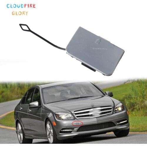 CloudFireGlory Front Bumper Tow Eye Hook Cover Cap For Mercedes-Benz W204 C300 C280 C350 2007 2008 2009 2010 2011 2048850124