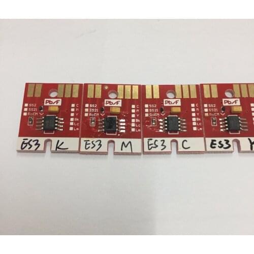 Einkshop 4pcs Permanent chip for mimaki JV33 ES3 Ink Type for mimaki ES3 permanent ink chip for mimaki printer chips