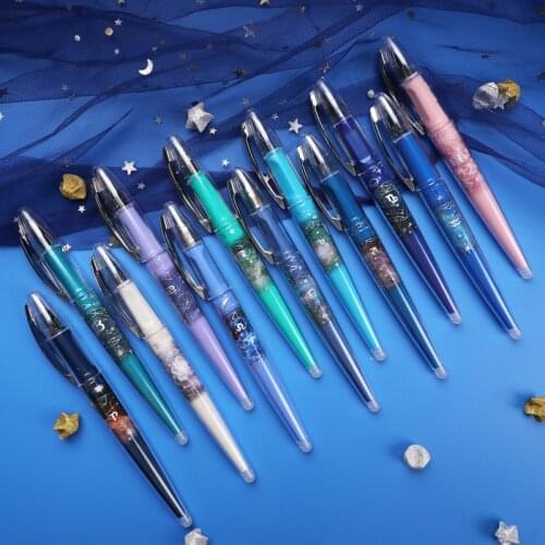 Friction Pen 12 Constellations Series Erasable Fountain Pen With 3pcs Blue Ink Sac
