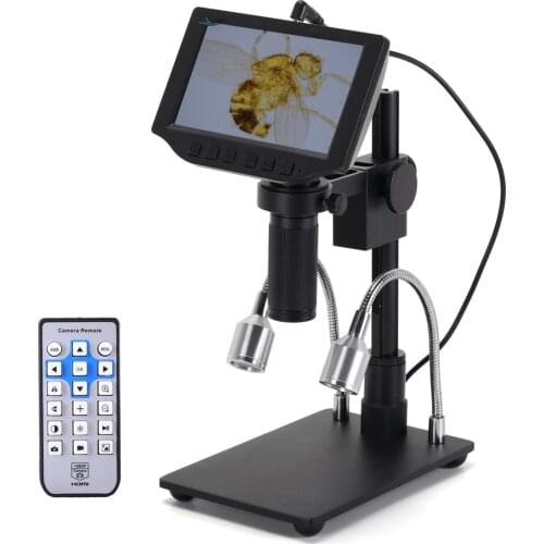 HAYEAR 16MP HDMI Camera 5 inch Screen High Speed Electronic Soldering Camera for Mobile Repair Digital Microscope