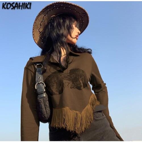 Женские короткие толстовки KOSAHIKI China At AliExpress