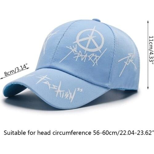 L5YC Unisex Hip Hop Style Adjustable Baseball Summer Sun Graffiti Sun Visor Hat UV Protection for Beach Sports