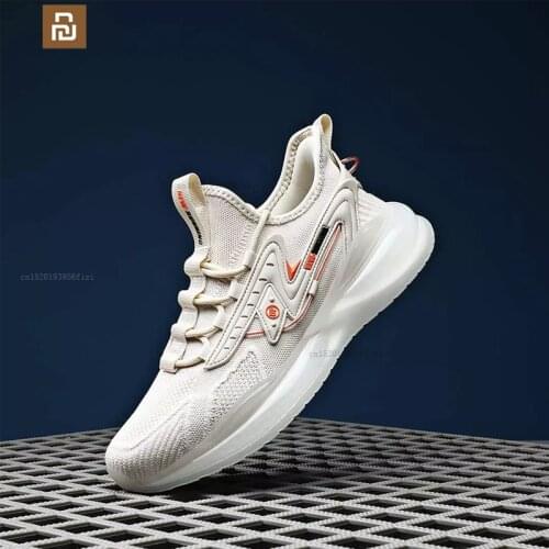 New xiaomi woven breathable popcorn bottom casual mens shoes Flick shock absorption youpin casual sports shoes
