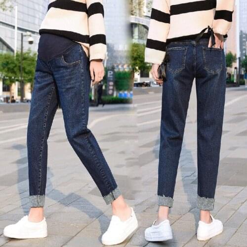 2020 New Maternity Jeans Autumn And Winter Maternity Clothing Loose and Bouncy For Pregnant Women
