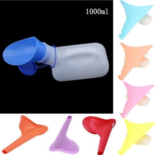 Portable Mobile Toilet Female Male Car Travel Journeys Camping Boats Urinal Outdoor Supllies Travel Kit Plastic Urine Bottle