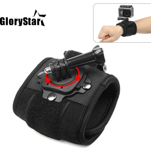 360 Degree Rotation Hand Wrist Strap for GoPro Hero 9 8 7 5 6 3 4 Session Xiaomi Yi 4K Lite SJ4000 H9 Arm Belt osmo Sport camera
