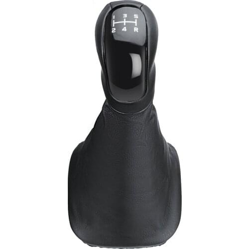 Manual 5 Speed Gear Stick Shift Knob Level Leather Boot For Mercedes Benz A-Class W168 1997 1998 1999 2000 2001 2002 2003 2004