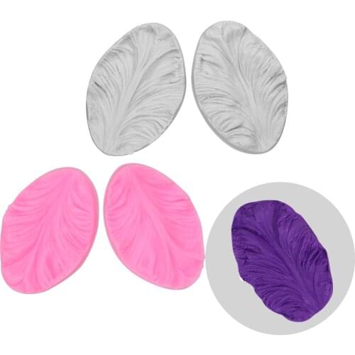 3D Iris Flower Petals Embossed Silicone Mold Baking Tool Chocolate Cookie Candy Mold Fondant Sugarcraft Cake DIY Decorating Tool
