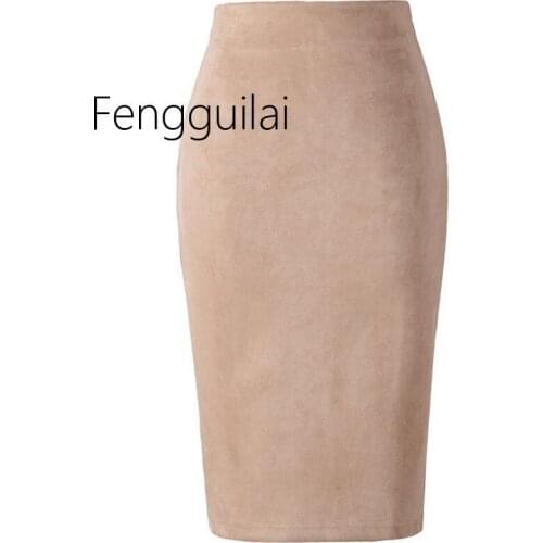 Юбки-карандаши с завышенной талией SWEETWOO China At AliExpress