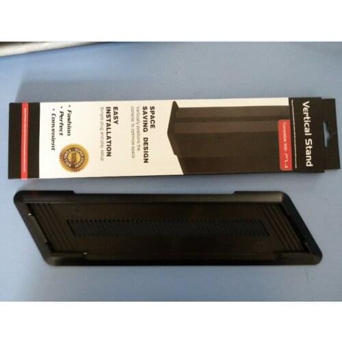 Black Color Space Saving Anti-Slip Vertical Stand For PS4 Console Mount Support Base Holder For Gamepad Protection