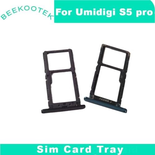 UMIDIGI S5 PRO Card Tray 100% Original New High Quality SIM Card Tray Sim Card Slot Holder Repalcement for UMIDIGI S5 Pro