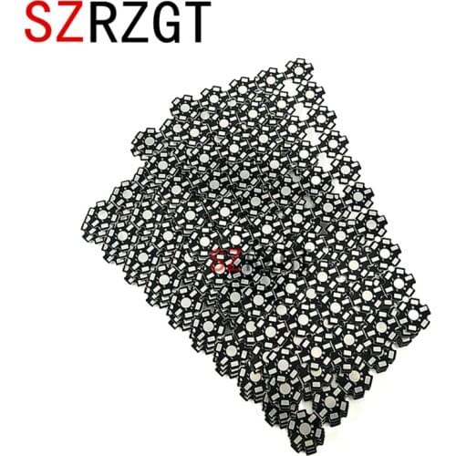 100pcs 1W 3W 5W Heat Sink LED Aluminum Base Plate PCB Board Substrate 20mm Star Kit DIY Cooling Heatsink 20 mm for 1 3 5 W Watt