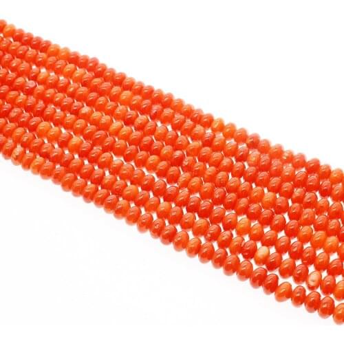 4*6mm Hot Fashion Coral Oval Loose Beads High Quality Natural Sea Bamboo Beadwork Necklace Bracelet DIY for Jewelry Find Making