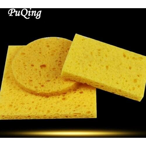 5/10Pcs Welding sponge Reusable High Temperature Resistant Cleaning Sponge Suitable For Electric Soldering Iron Cleaning Supplie