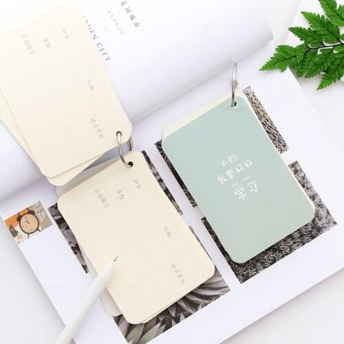DL Cartoon ring buckle correction of the small book lovable bookmark bookmark booklet cartoon stationery wholesale