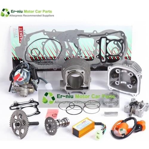 GY6 125cc 150cc upgrade to GY6 200cc add power at least 30% Racing Camshaft CDI Muffler Performance Exhaust ,Oil pump and Gear