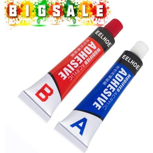 20g AB Glue Metal Glue Iron Stainless Aluminum Alloy Glass Plastic Wood And Marble Quick Drying Universal Daly Sundries Repair