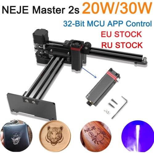 NEJE Master 2s 30W Laser Engraving Cutting Machine Desktop Laser Engraver Cutter Printer CNC Router APP Control Upgraded Version