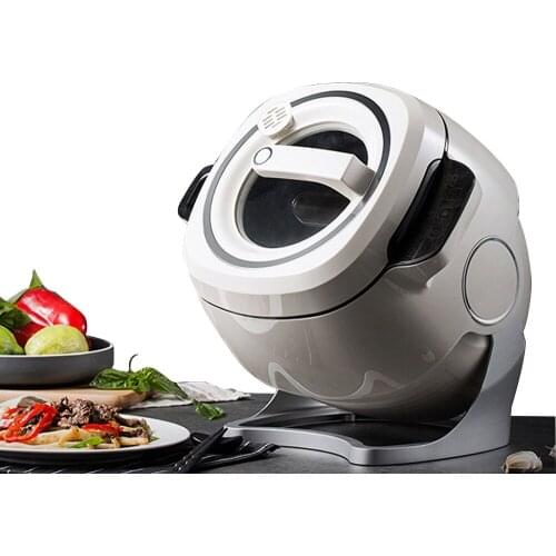 YUEWO 6L Full Automatic Cooking Machine Multi-function Non-stick Pan Stir-fry Machine Cooker Touch Panel Cooker Robot