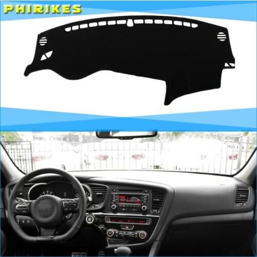 For KIA Optima TF 2010 2011 2012 2013- 2015 K5 Dashboard Cover Sun Shade Non-slip Dash Mat Pad Carpet Car Stickers Accessories