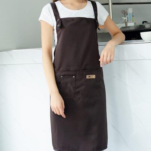 Tool Workwear Apron Nordic Waterproof Custom Logo advertising Aprons Cooffee Tea Shop Overall Smock