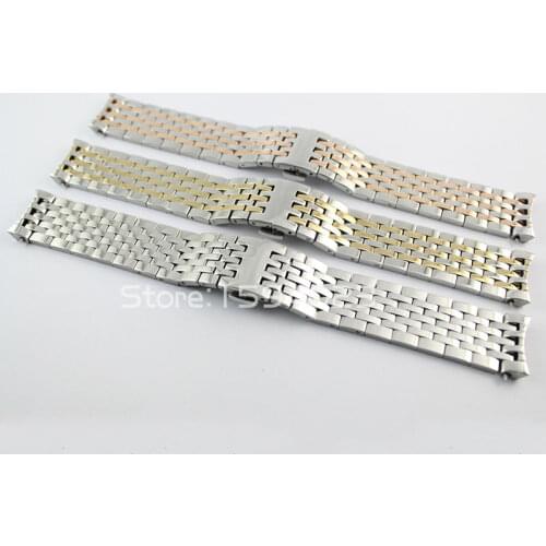 20mm T063617 T063639 New Watch Parts Male Solid Stainless steel T063610 T063637 bracelet strap Watch Bands For T063
