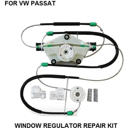 FOR VW PASSAT WINDOW REGULATOR REPAIR CLIP KIT FRONT RIGHT SIDE NEW SET 1996-2005