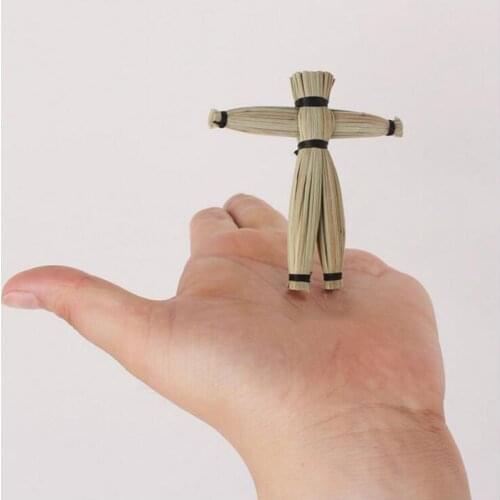 Straw Voodoo Doll Magic tricks Doll Props mentalism,close up magic stage Accessories comedy amazing toys April Fools Day 81156