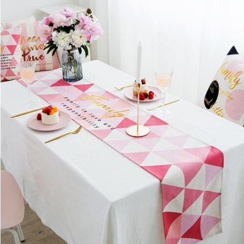 INS Nordic Waterproof Table Runner Modern Table Runners Decoration Track on the table chemin de table camino de mesa tafelloper