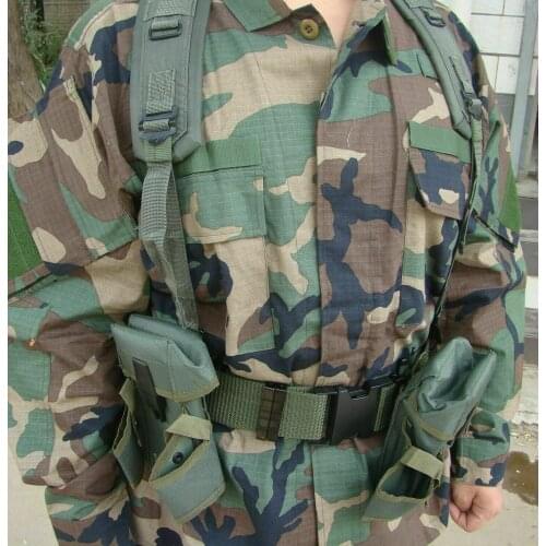 Tactical Us Army Field Load Bearing Y-Type Suspenders Magazine Pouch Belt Soldier Military