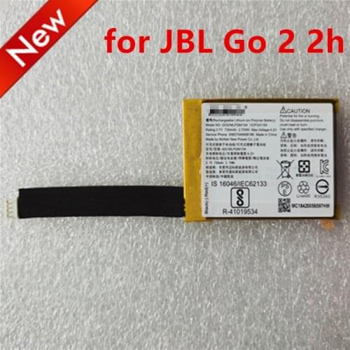 Top Brand 100% New 730mAh MLP284154 Battery for JBL Go 2 2h Go2 2h Go 2-2h G02 1ICP3/41/54 Batteries + free tools