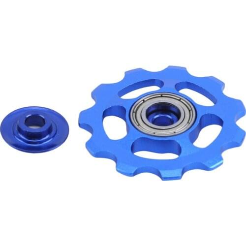2pcs 11T Ultralight MTB Aluminum Alloy Bike Bearing Jockey Wheel Rear Derailleur Pulleys Outdoor Bicycle Parts