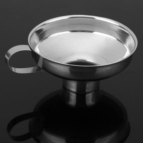 Canning Funnel Stainless Steel Wide Mouth Canning Funnel Hopper Filter Leak Wide-mouth Can for Oil Wine Kitchen Cooking Tools