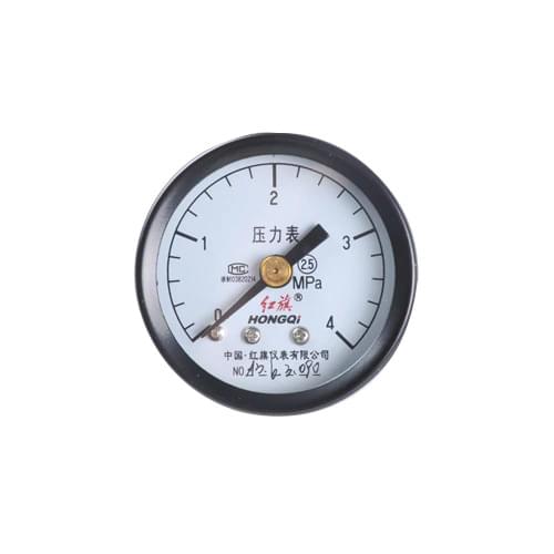 High Quaility Y-40Z Ordinary Axial Pressure Gauge Range:0-4Mpa