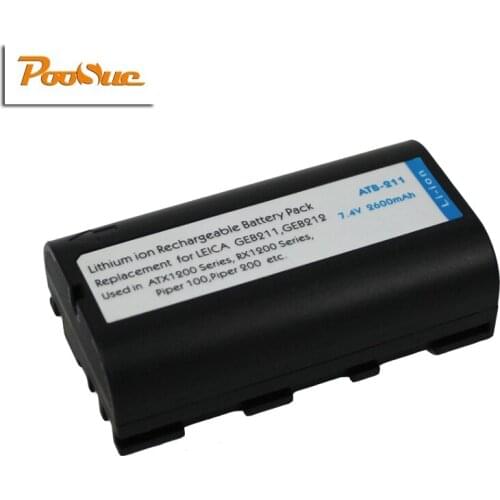 High quality 2600mAh total station instrument battery for Leica Survey Equipment GEB211 GEB212 ATX1230 Piper 100