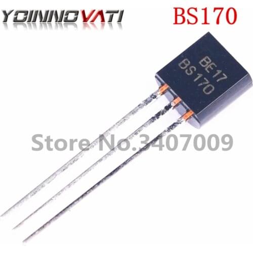 10PCS/lot BS170 TO-92 MOSFET N-Channel MOSFET