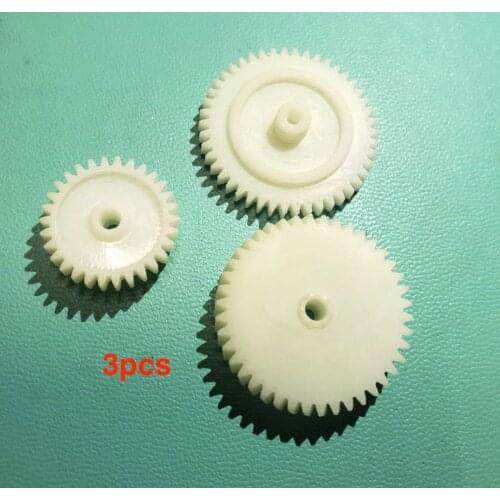 3pcs gear for philip AZ8904 AW7509 AQ5211 AS238 tape recorder cassette deck audio player